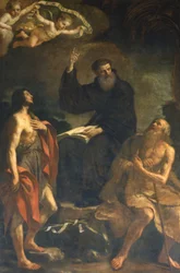 Saint Augustin, Saint Jean et Saint Jérôme